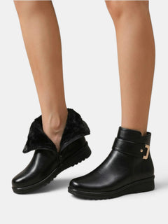 Botines Mujer Antideslizantes con Pelo