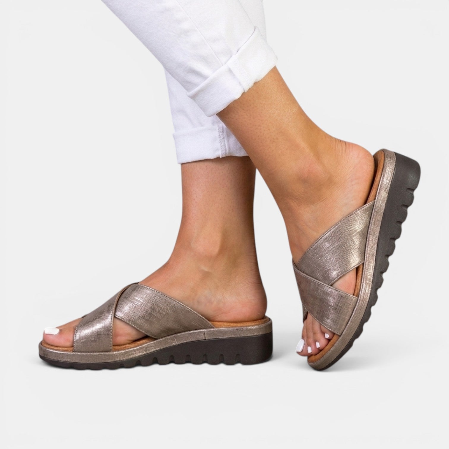 Sandalias Cuña Mujer Elegantes