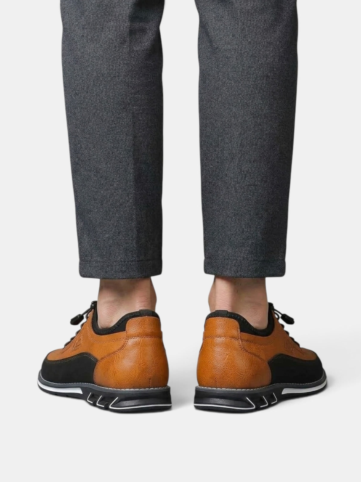 Zapatos Oxford Hombre Cuero Elegante