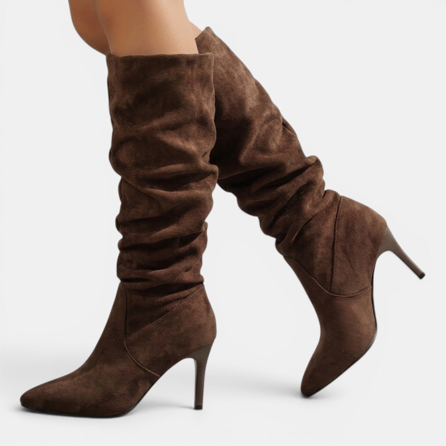 Botas Altas Ante Mujer