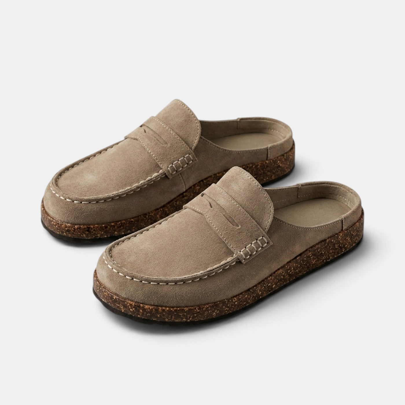 Men's Casual Suede Clogs