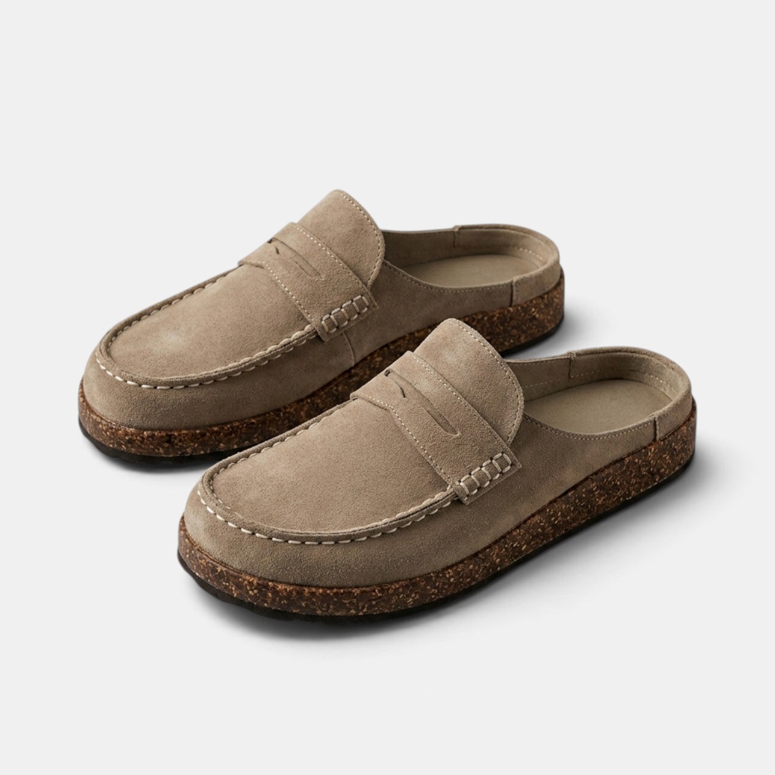 Men's Casual Suede Clogs