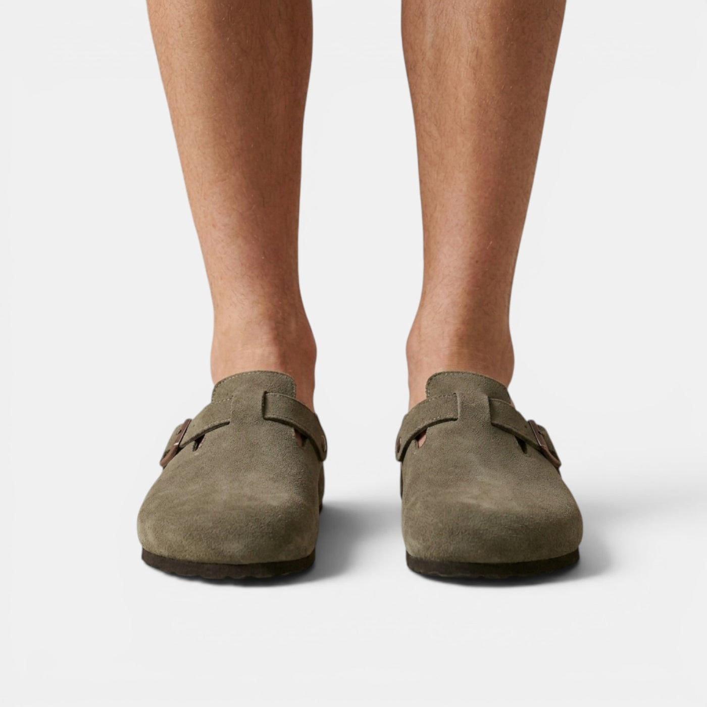 Men's Vegan Suede Clogs