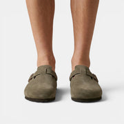 Men's Vegan Suede Clogs