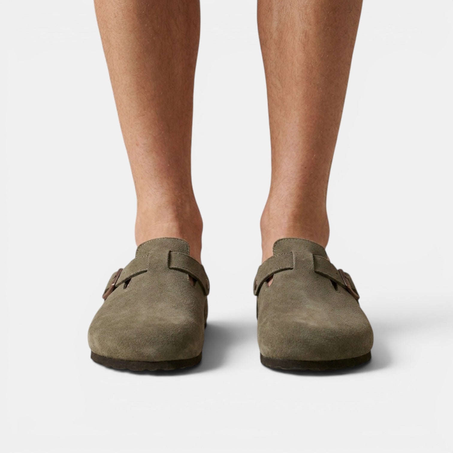 Men's Vegan Suede Clogs