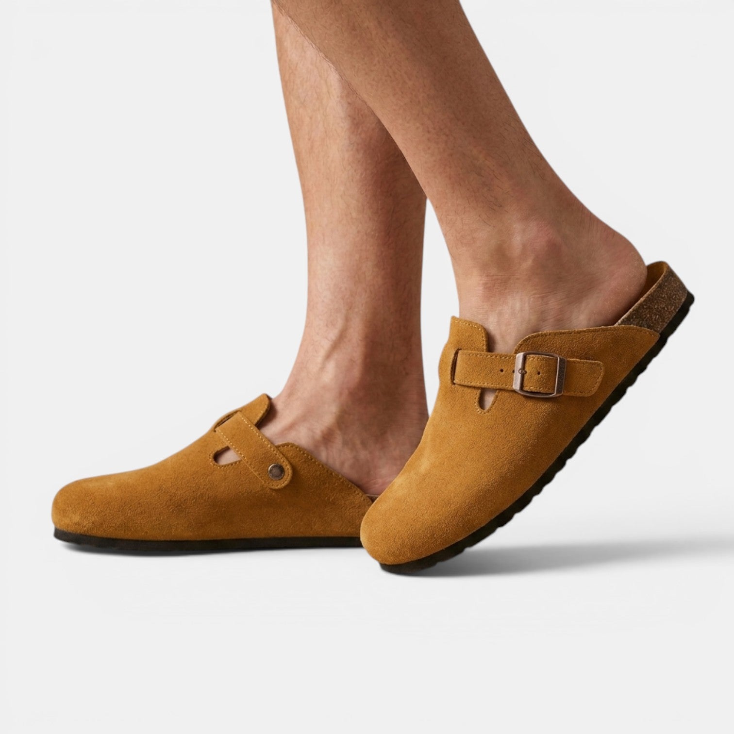 Men's Vegan Suede Clogs