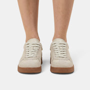 Zapatos Mujer de Piel Beige Casual Transpirables Estilo Retro Elegante