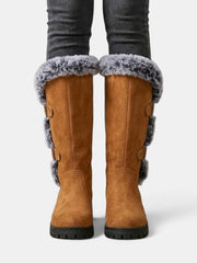 Women's Winter High Boots with Fur