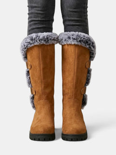 Botas Altas Mujer Invierno con Pelo