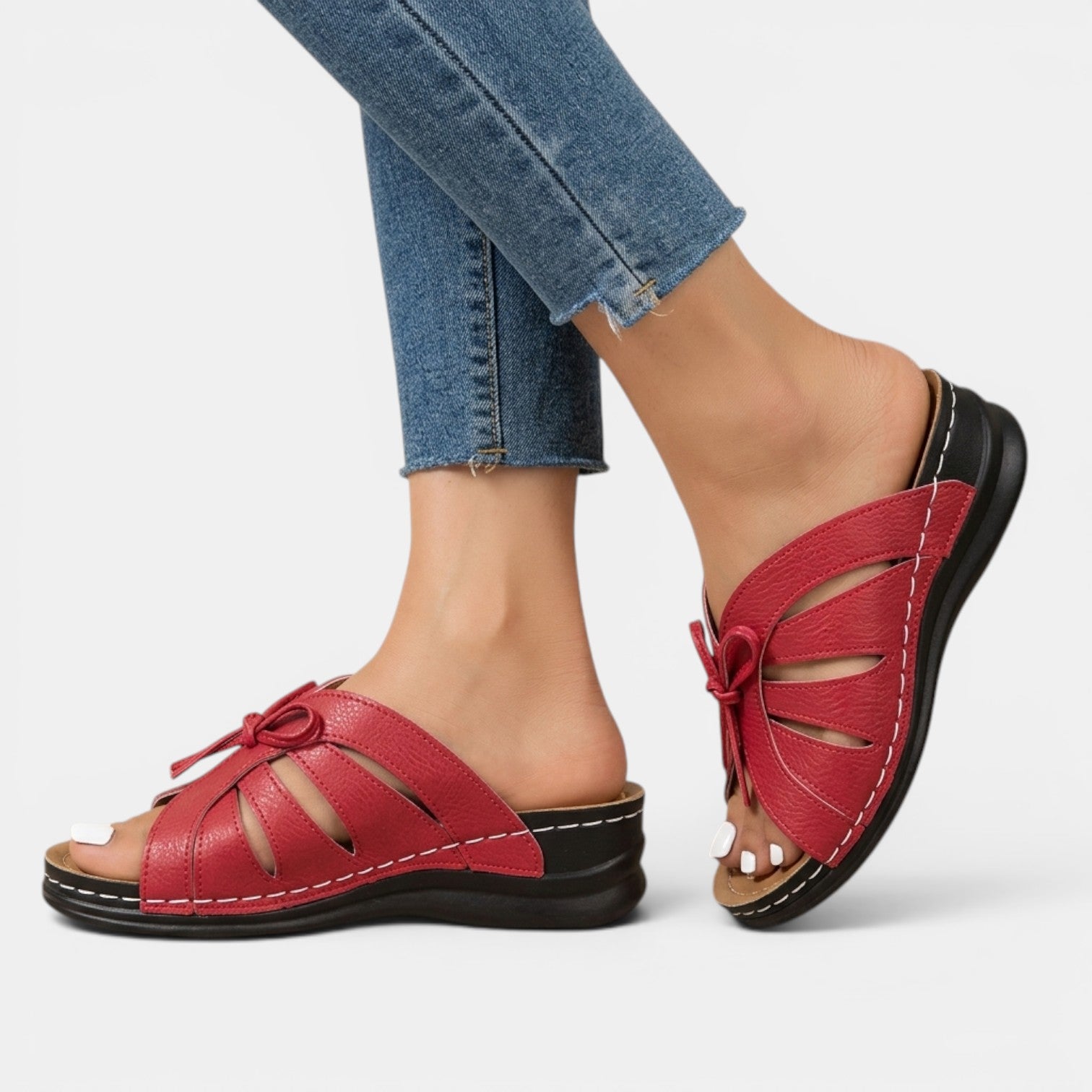 Sandalias Romanas Cuña Mujer