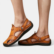 Men's Leather Roman Sandals