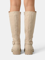 Women's High Heel Wide Calf Boots