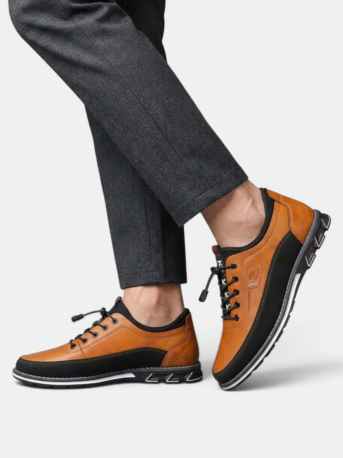 Zapatos Oxford Hombre Cuero Elegante