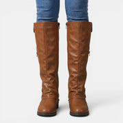 Botas Altas Cuero Mujer