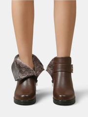 Botines Mujer Antideslizantes con Pelo