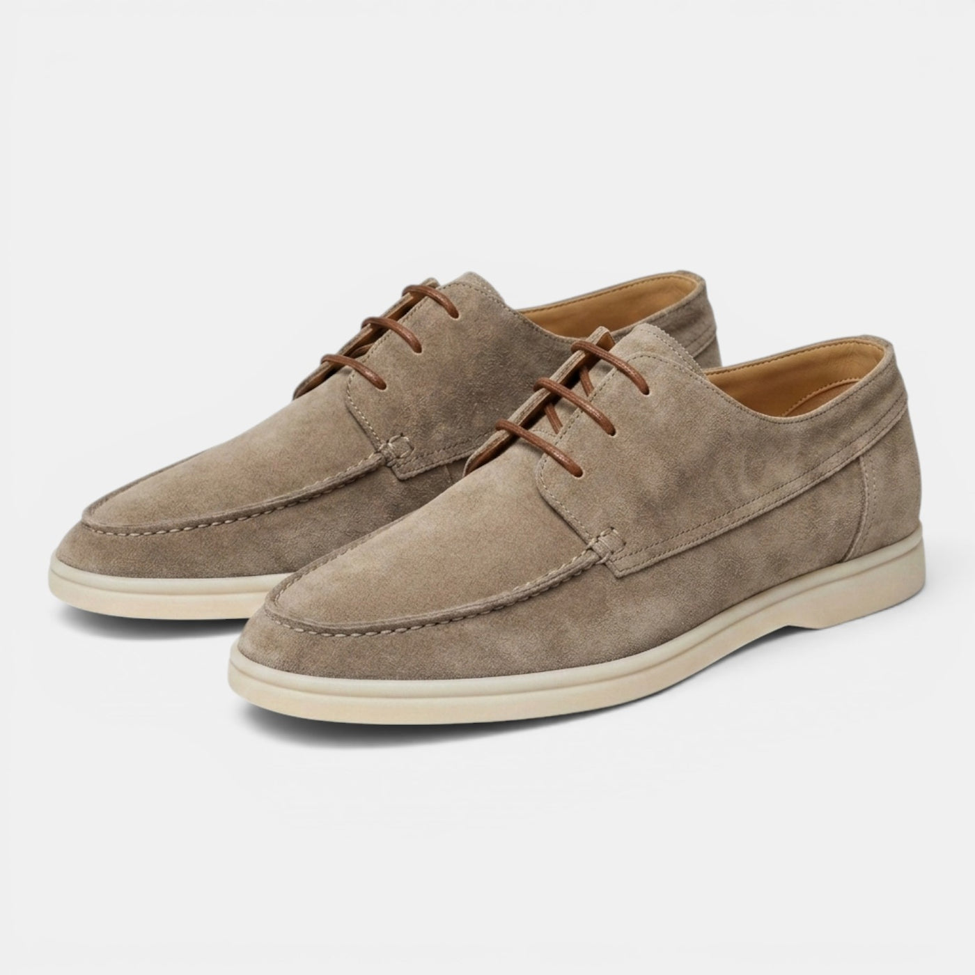Men's Suede Boat Loafers