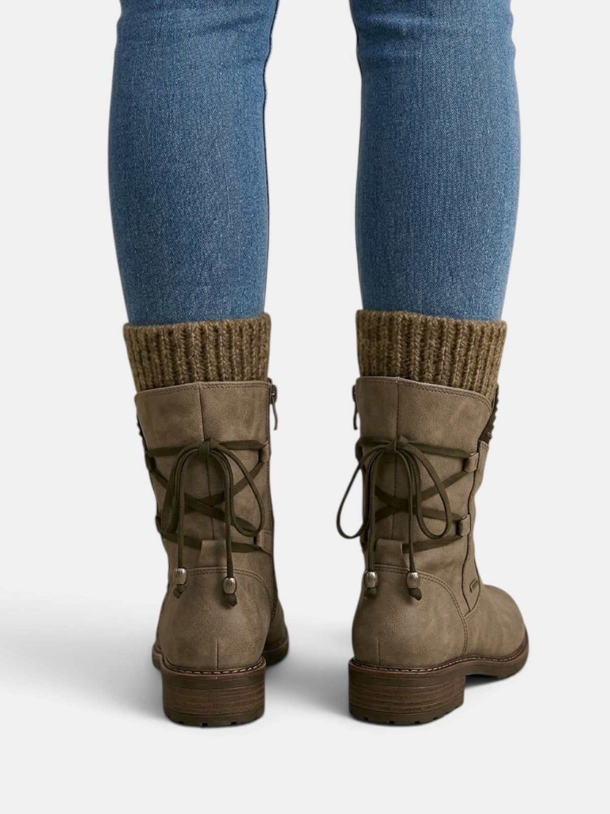 Botines Mujer de Piel y Ante