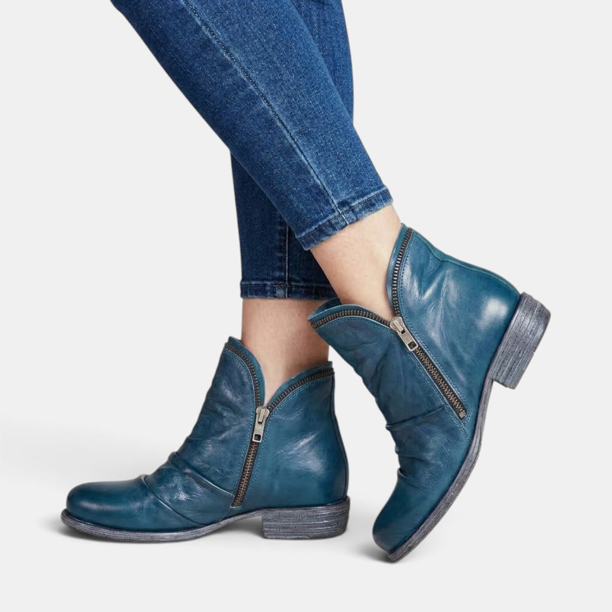 Botas Ortopédicas de Mujer con Suela de Gel y Tacón Estable