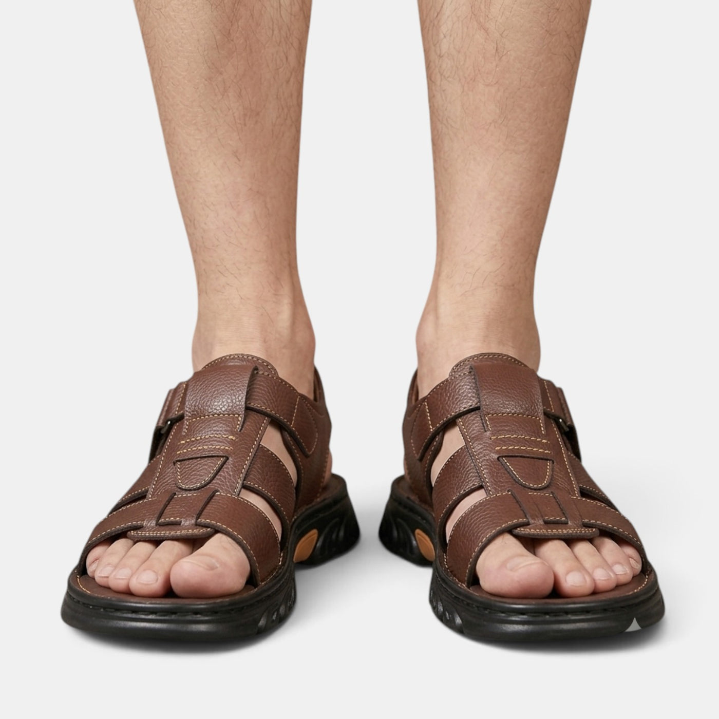 Men's Orthopedic Leather Sandals