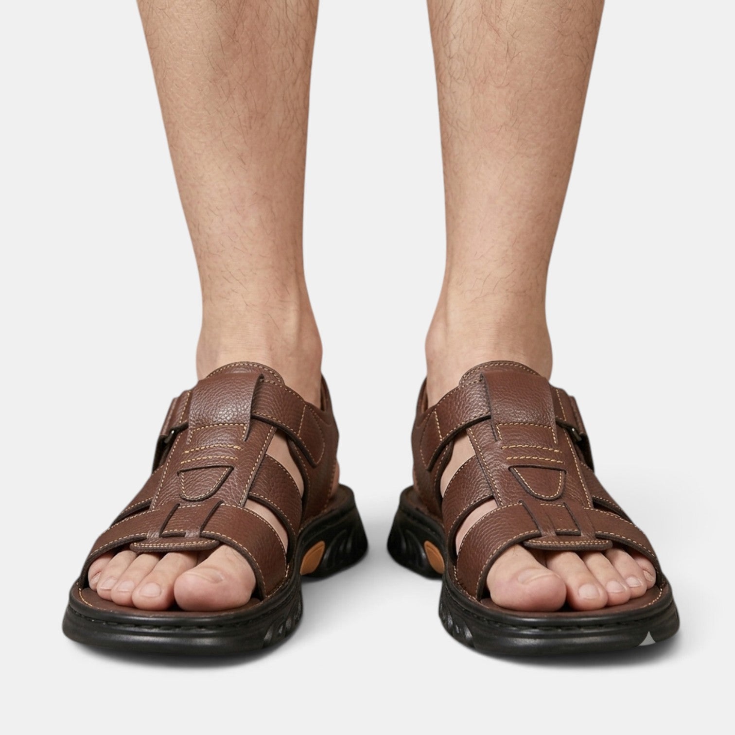 Men's Orthopedic Leather Sandals