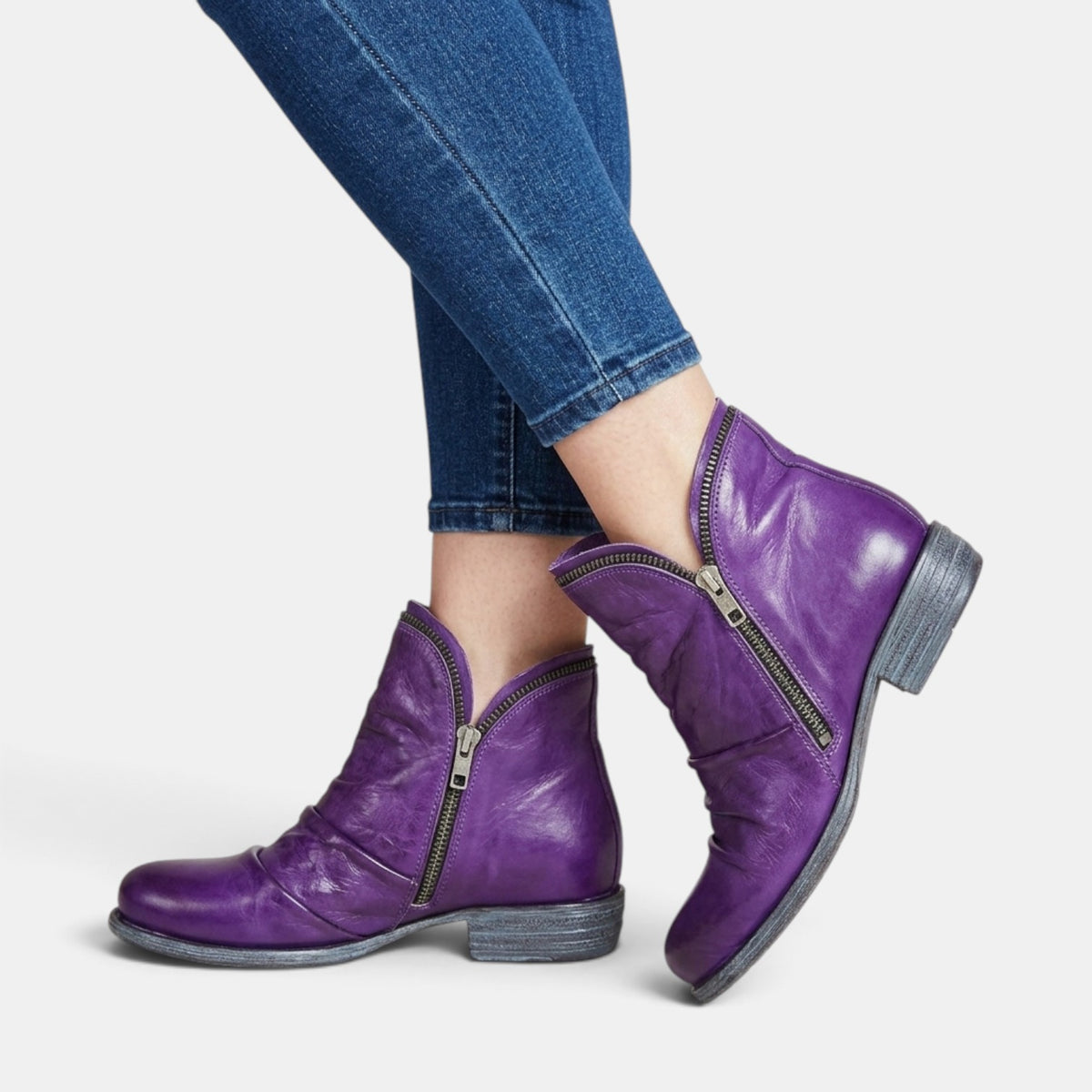 Botas Ortopédicas de Mujer con Suela de Gel y Tacón Estable