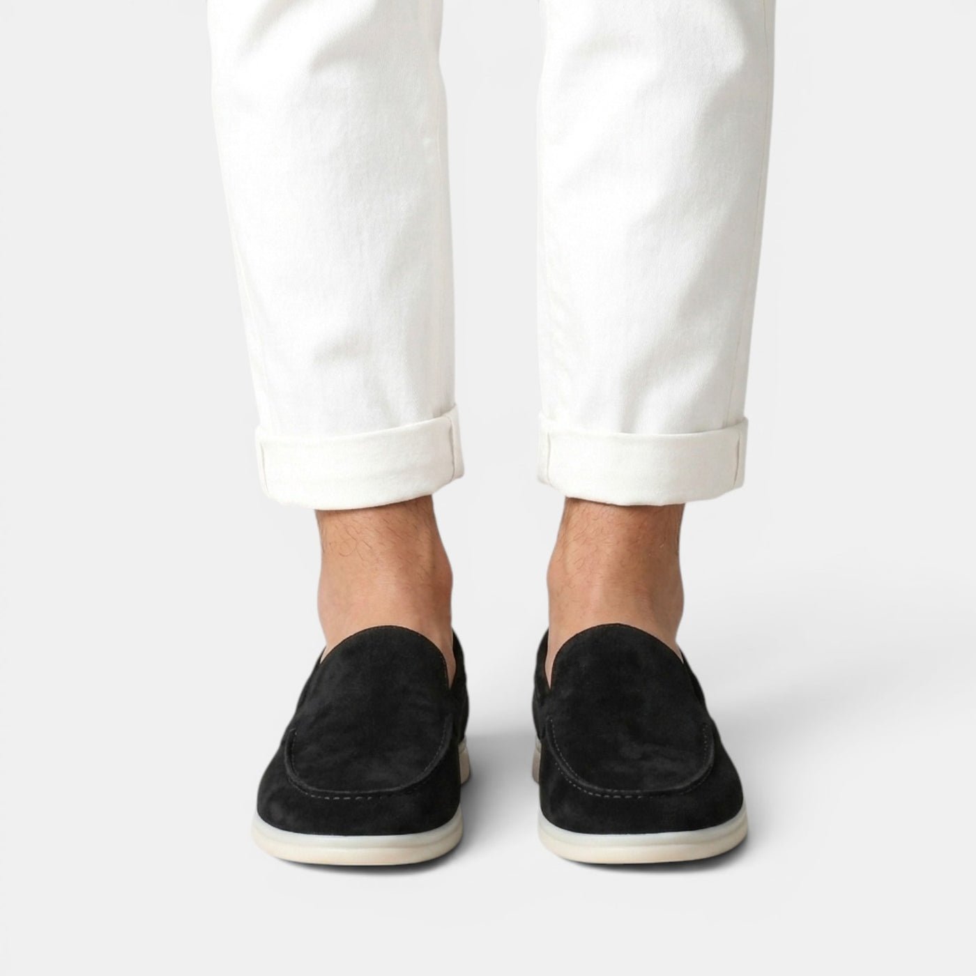 Mocasines Hombre Serraje Slip-On