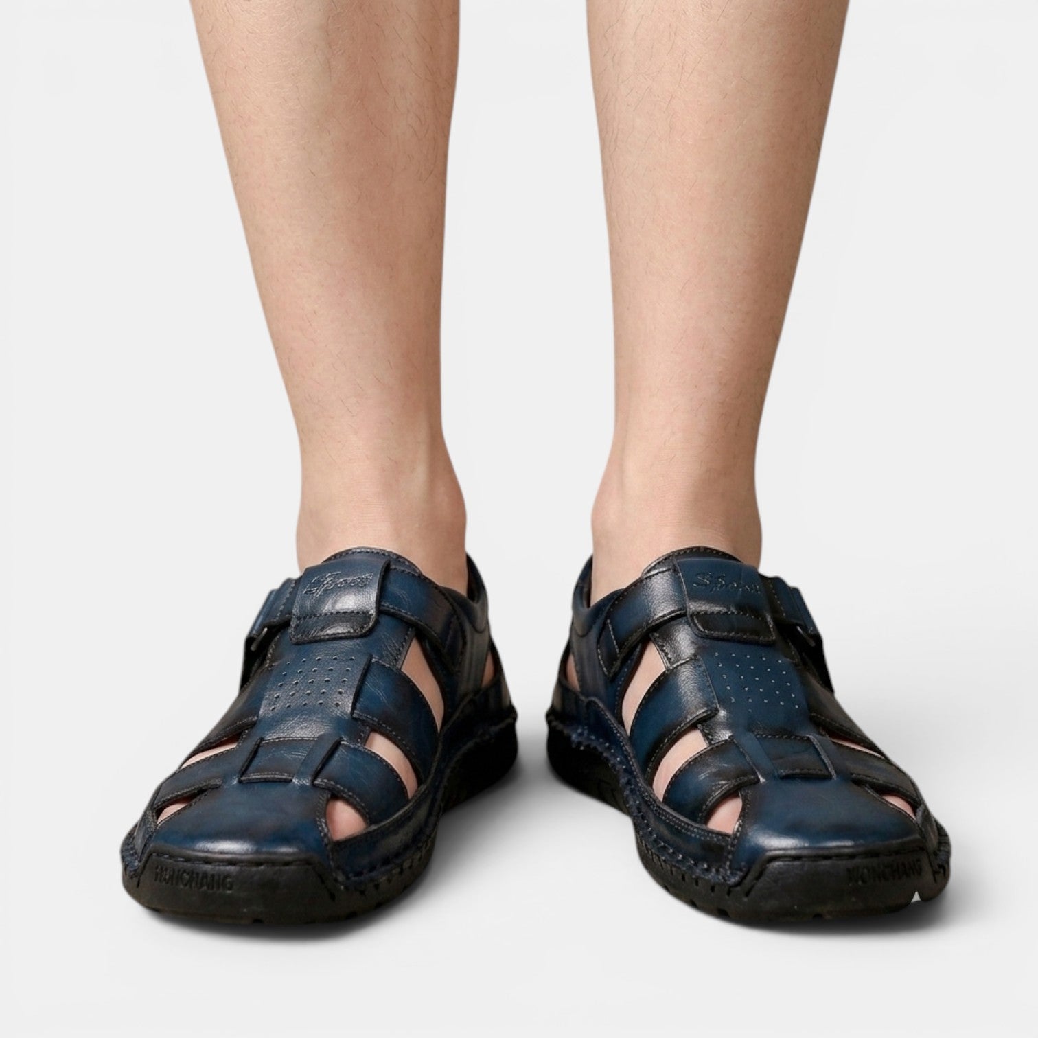 Men's Leather Fisherman Sandals