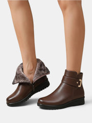 Botines Mujer Antideslizantes con Pelo