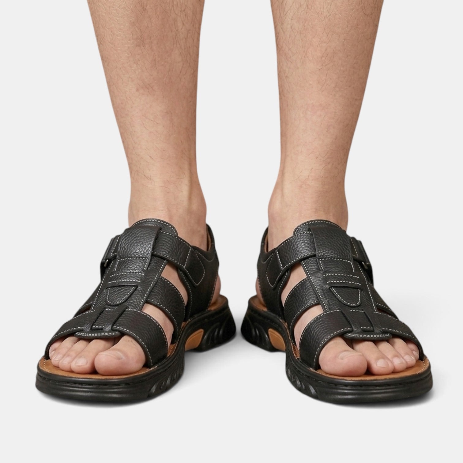 Men's Orthopedic Leather Sandals