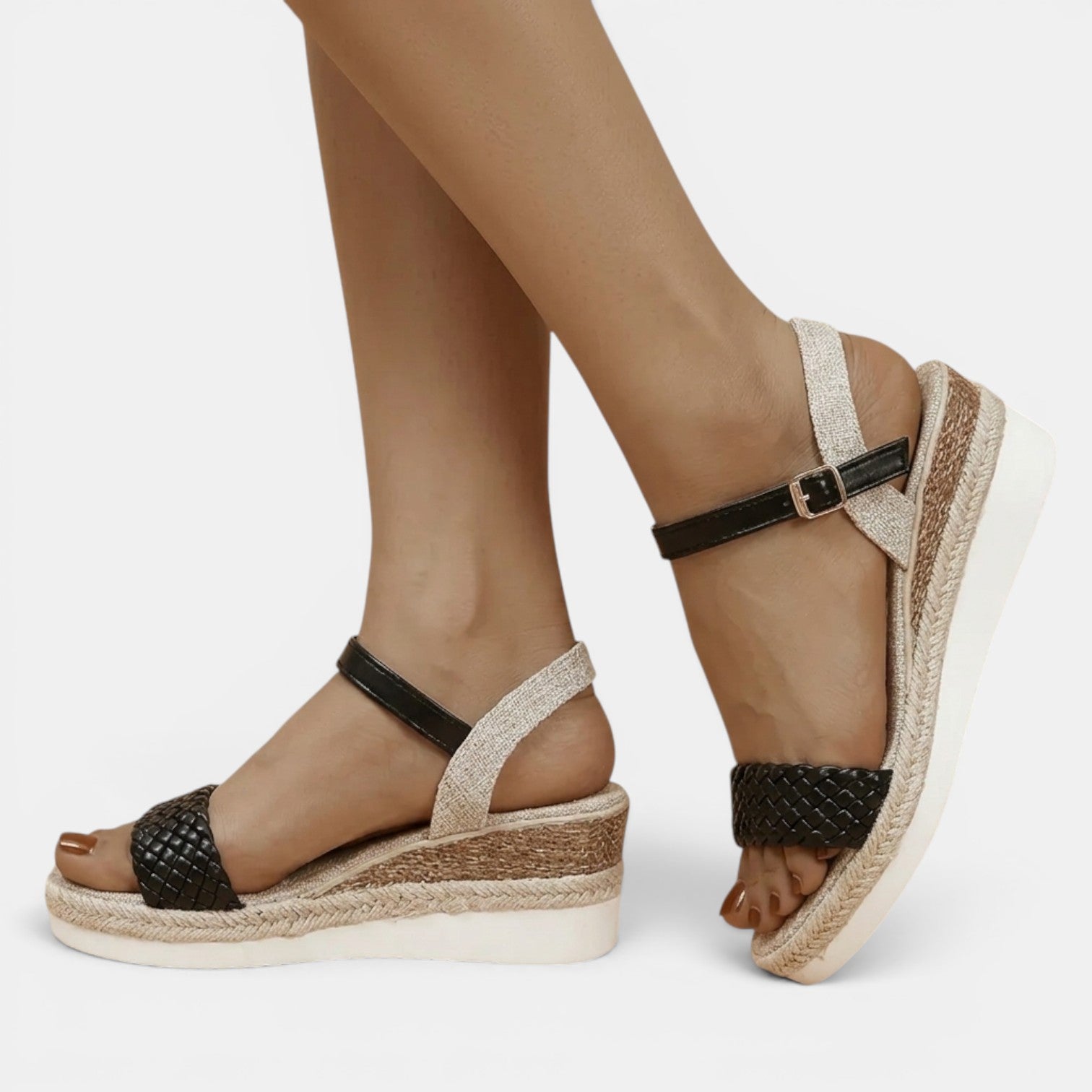 Women's Braided Wedge Sandals