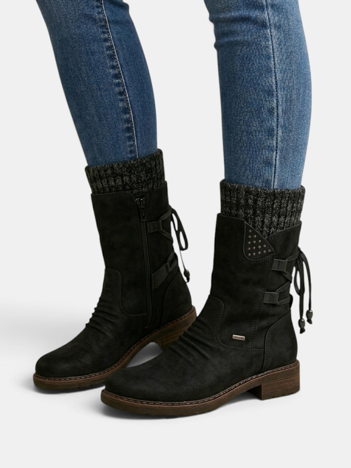 Botines Mujer de Piel y Ante