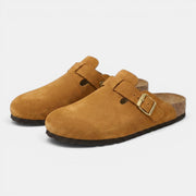 Men's Vegan Suede Clogs