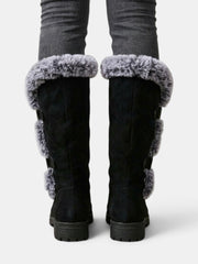 Women's Winter High Boots with Fur