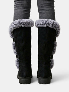 Botas Altas Mujer Invierno con Pelo