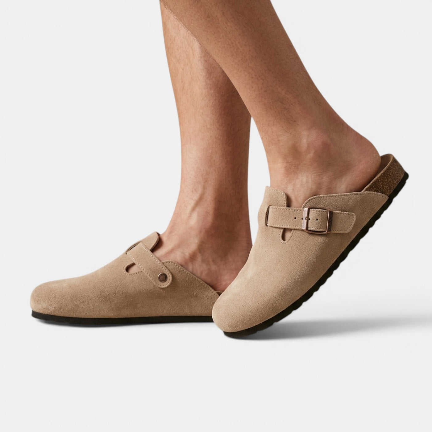 Men's Vegan Suede Clogs
