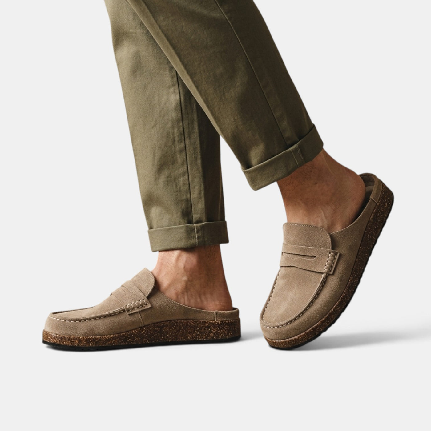 Men's Casual Suede Clogs