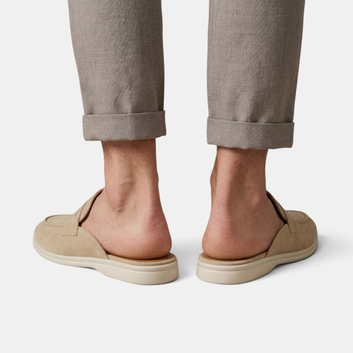 Zuecos Hombre Suela Blanca