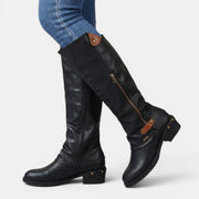 Botas Altas Cuero Mujer