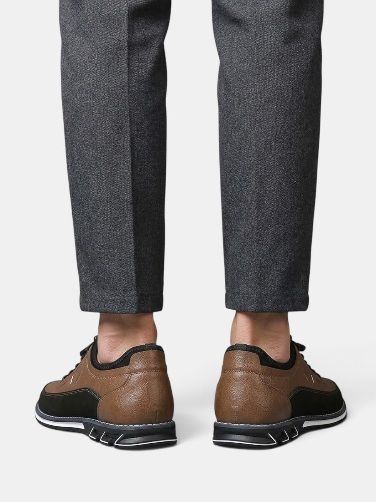 Zapatos Oxford Hombre Cuero Elegante