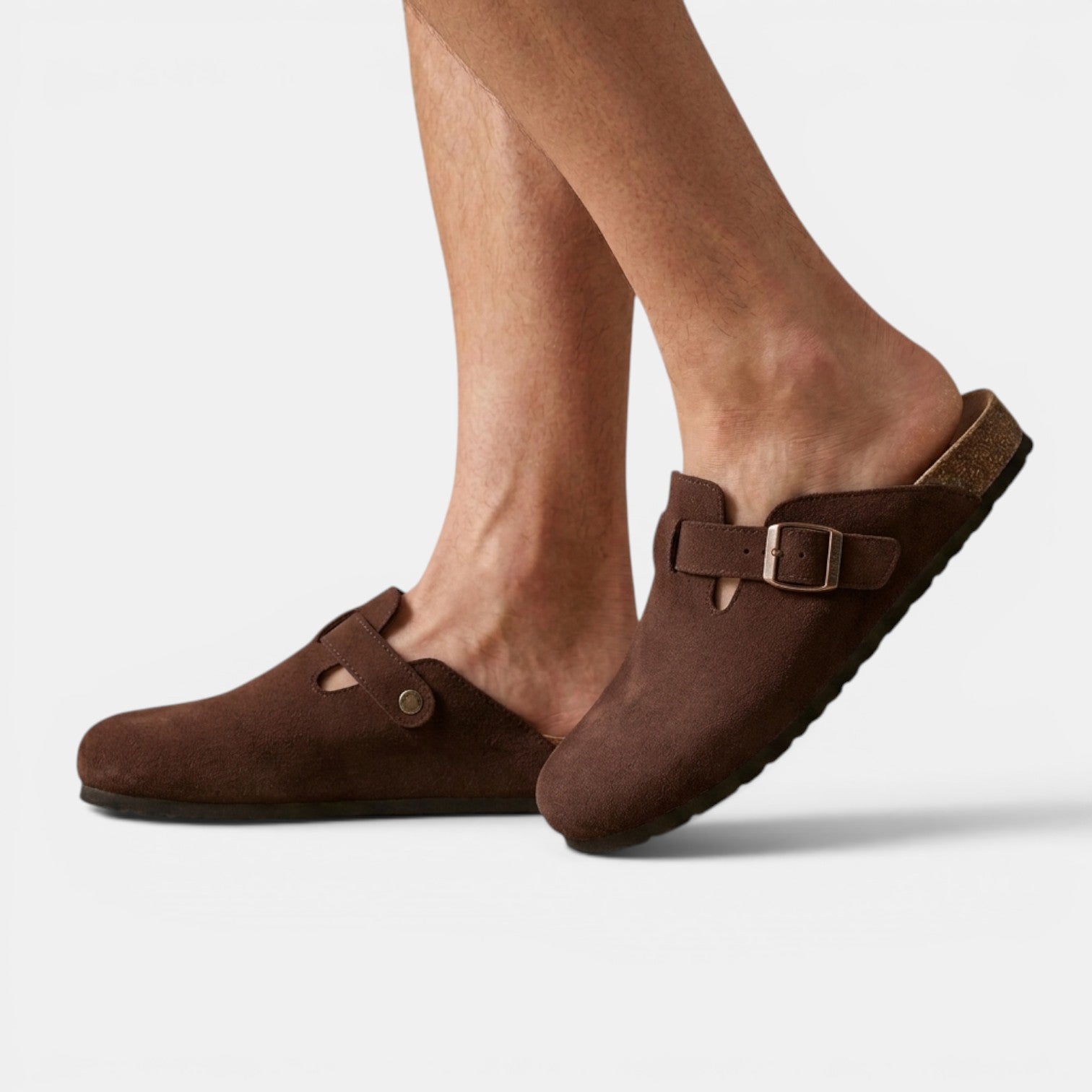 Men's Vegan Suede Clogs