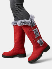 Women's Winter High Boots with Fur