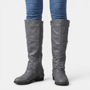 Botas Altas Cuero Mujer
