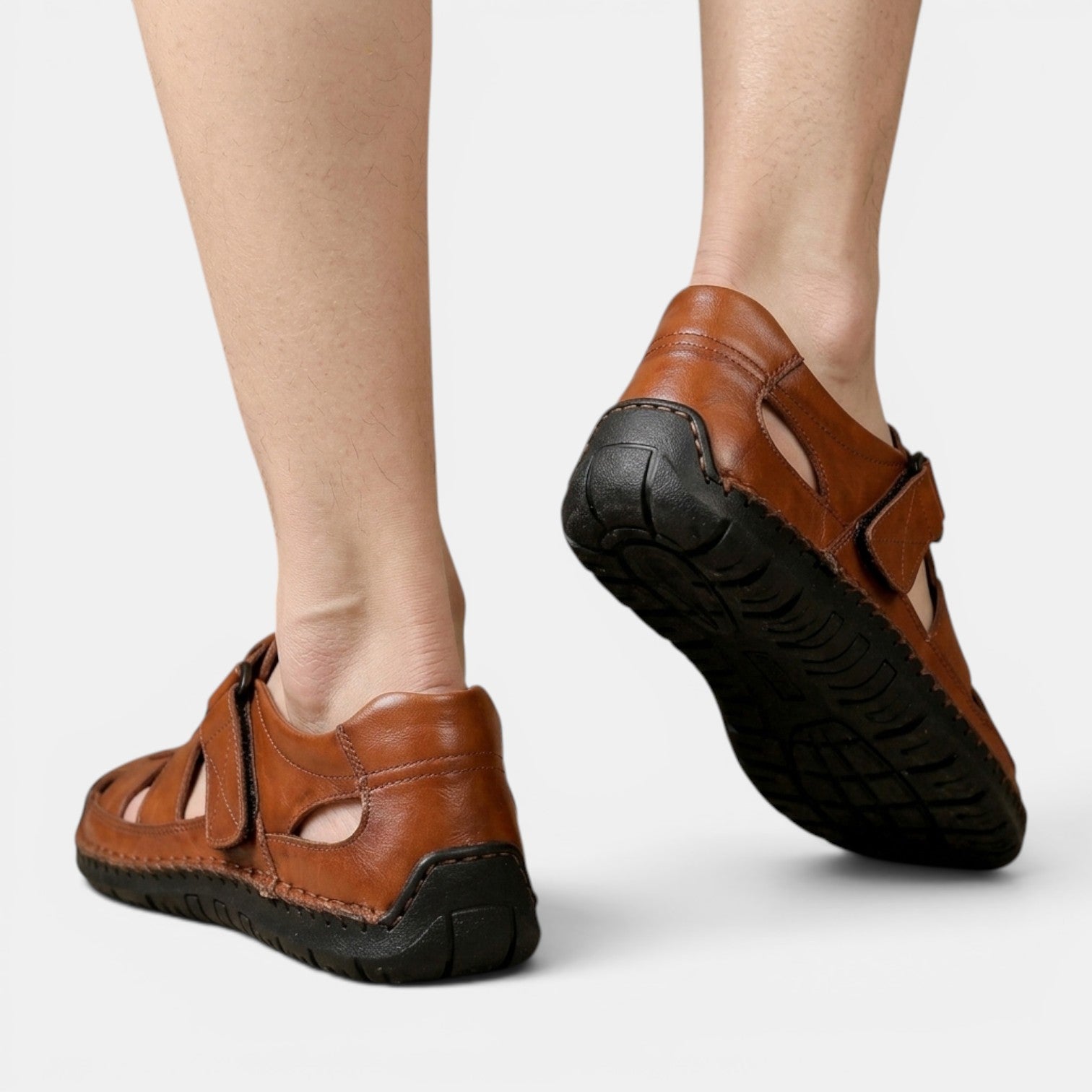 Men's Leather Fisherman Sandals