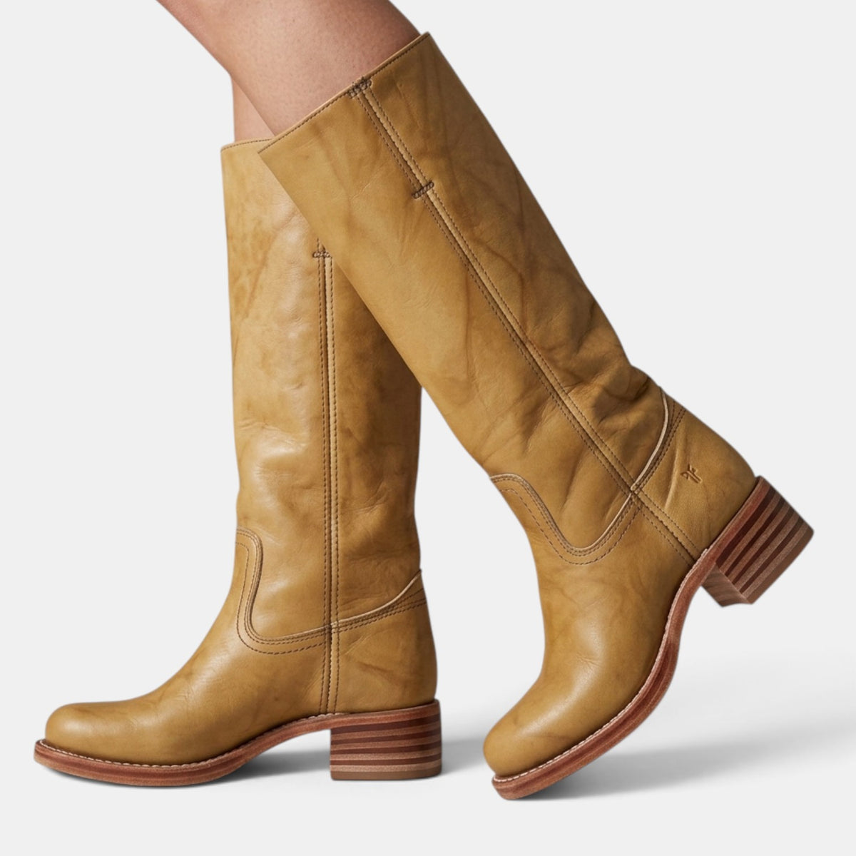 Women's Mid-Calf Block Heel Boots