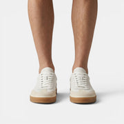 Zapatillas Piel Hombre Ante Blancas