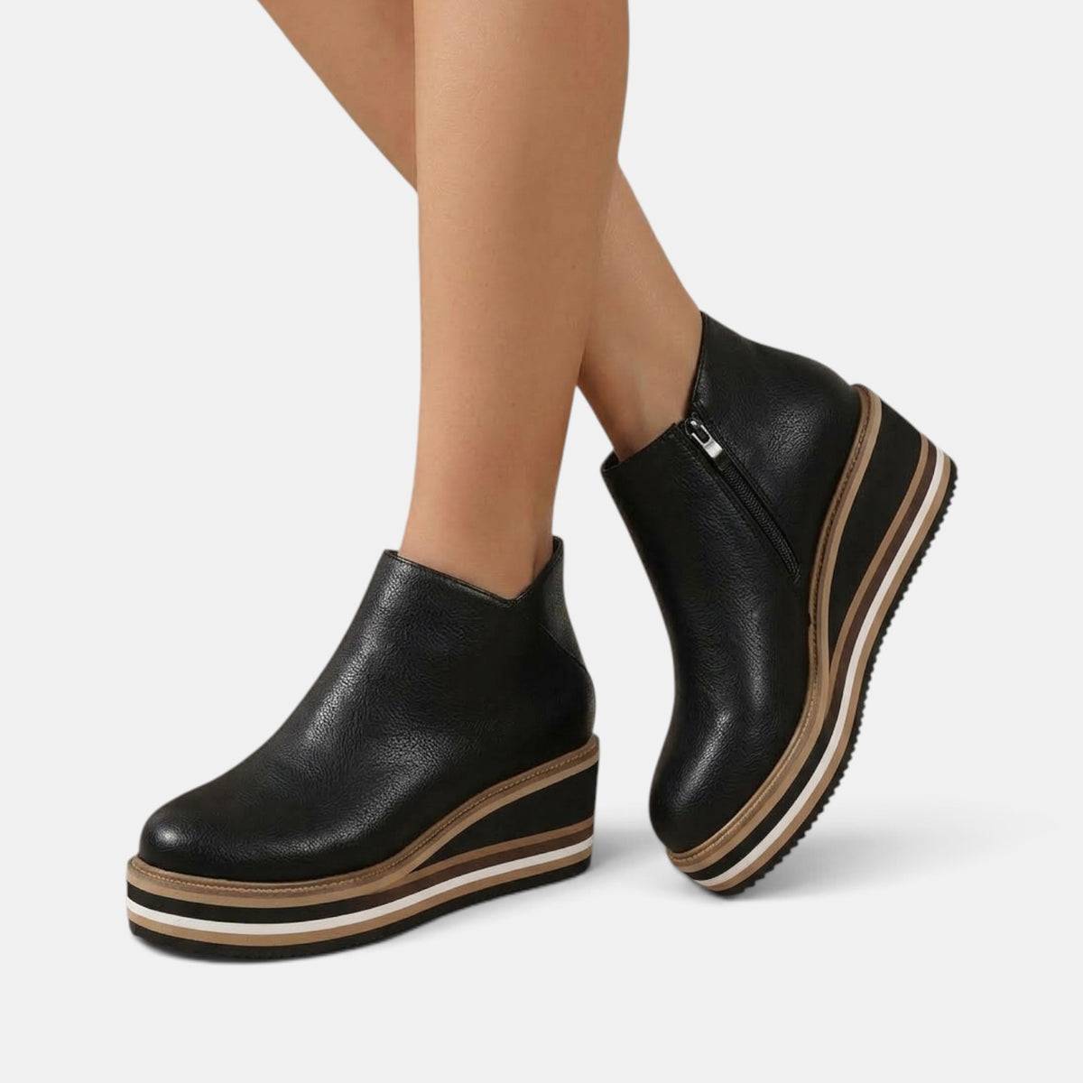 Botines Mujer Elegantes Suela Gruesa