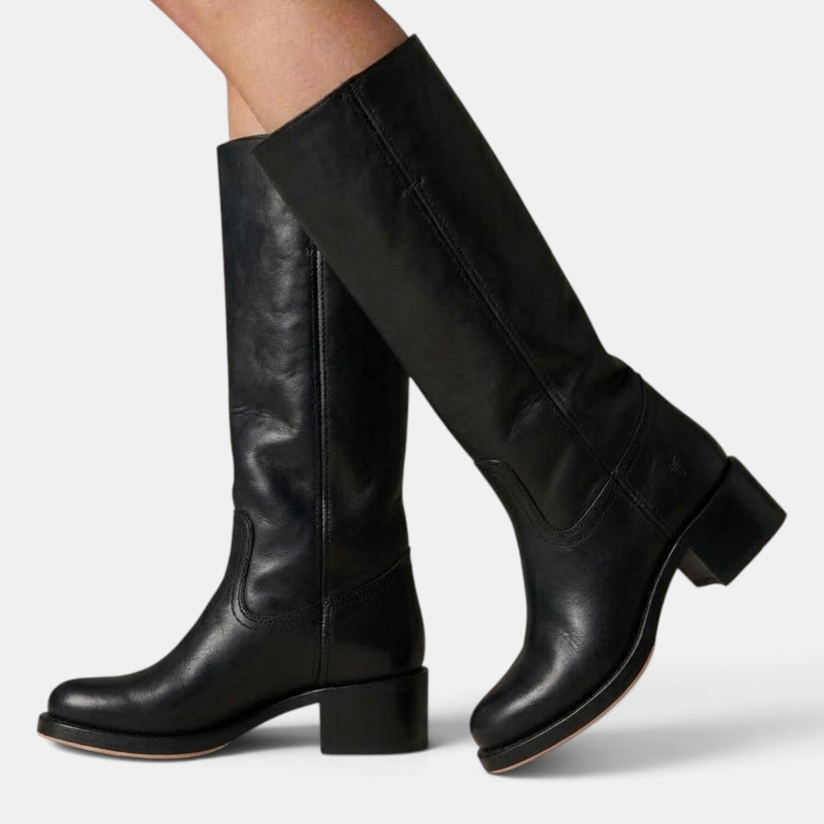 Women's Mid-Calf Block Heel Boots