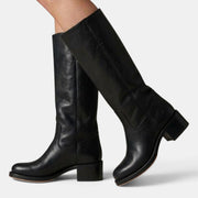 Women's Mid-Calf Block Heel Boots