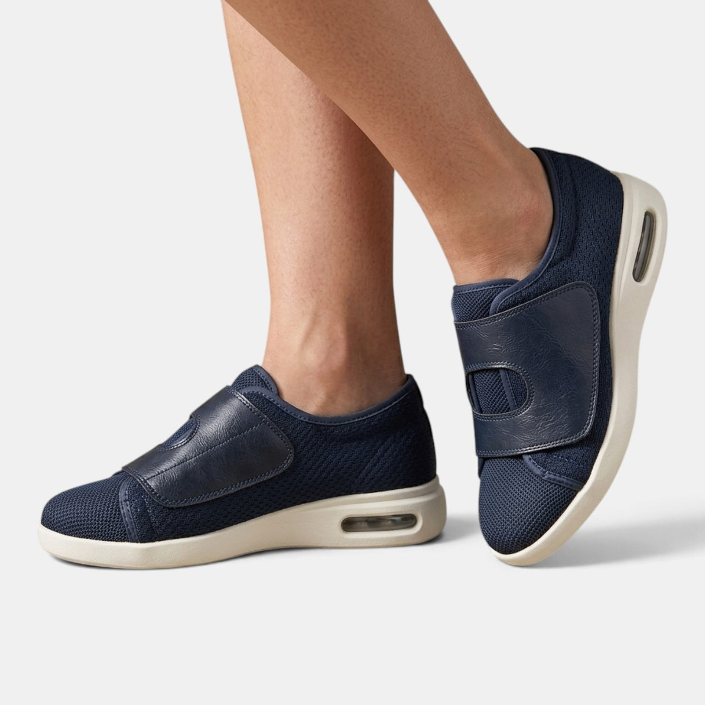 Zapatos Ortopédicos Mujer con Velcro y Suela Antideslizante Cómodos