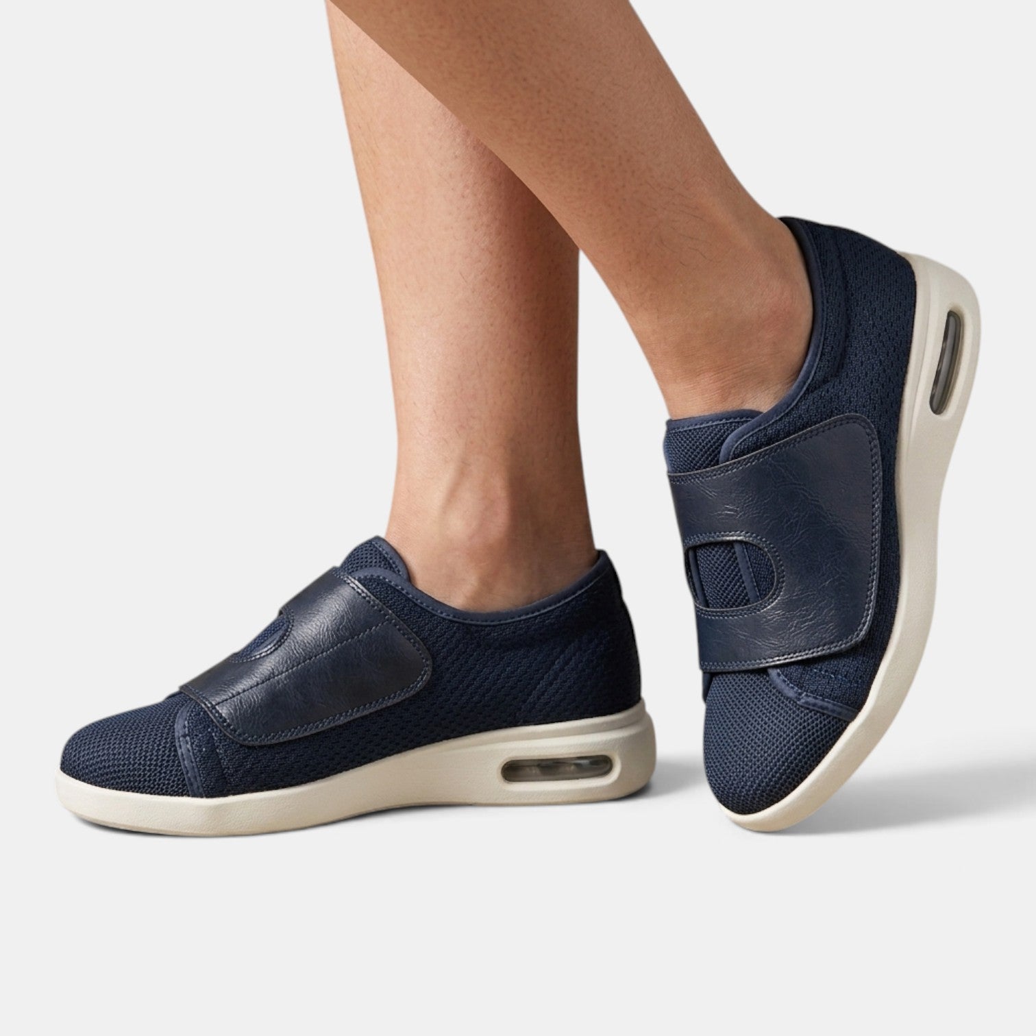 Zapatos Ortopédicos Mujer con Velcro y Suela Antideslizante Cómodos